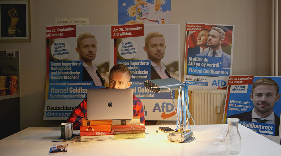Az AfD politikusa.