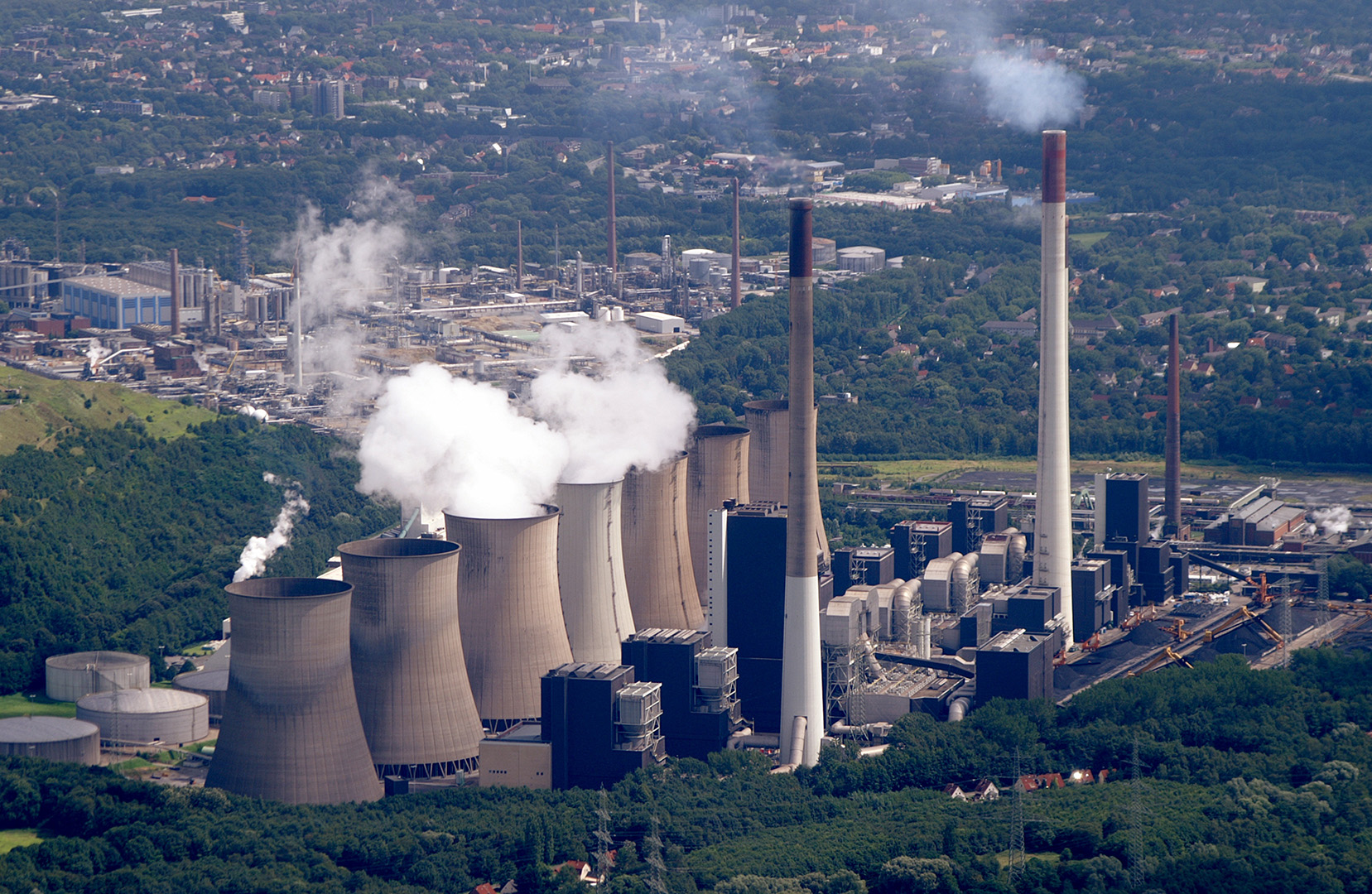 szénerőművek Németországban