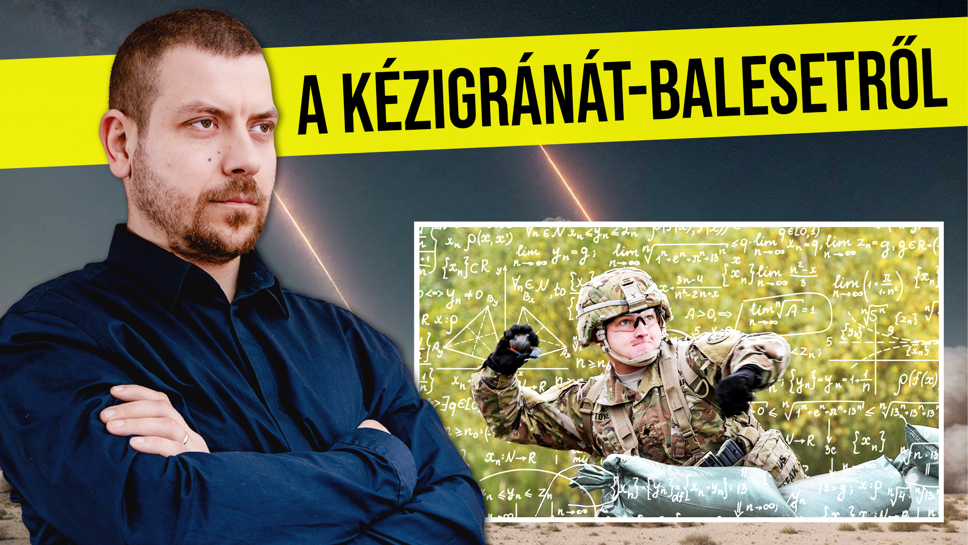 Kézigránátos baleset