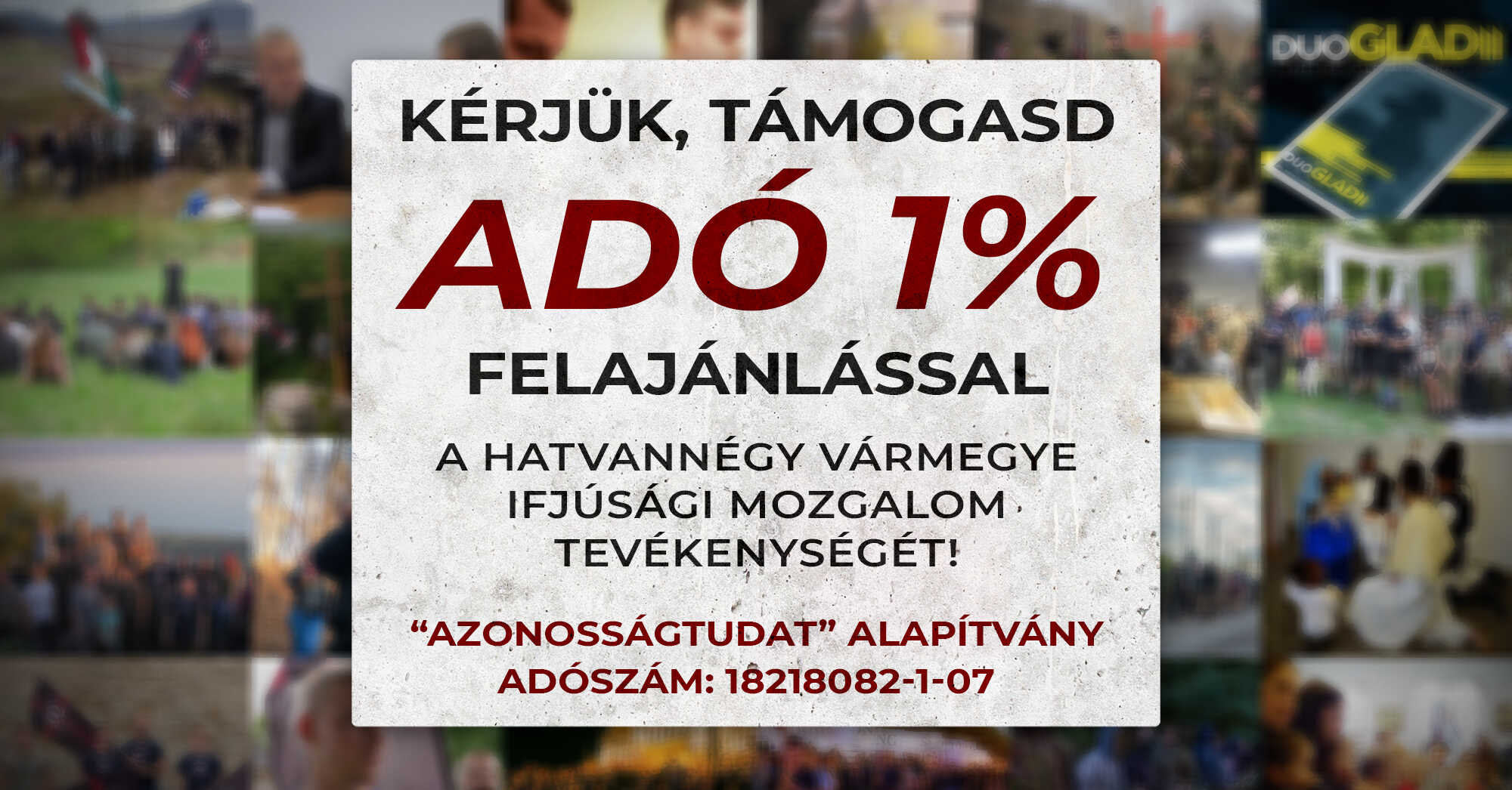 adó 1%