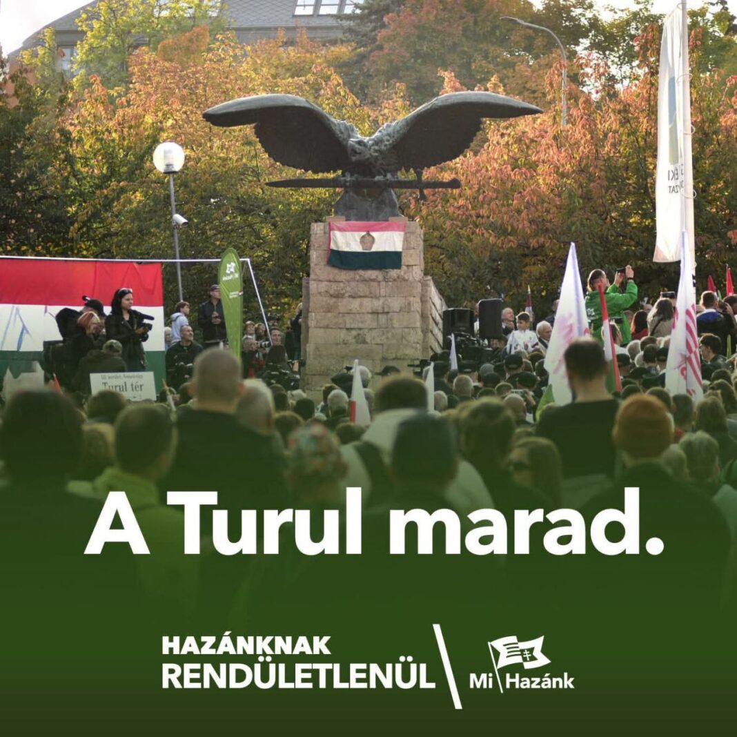 hegyvidéki Turul-szobor