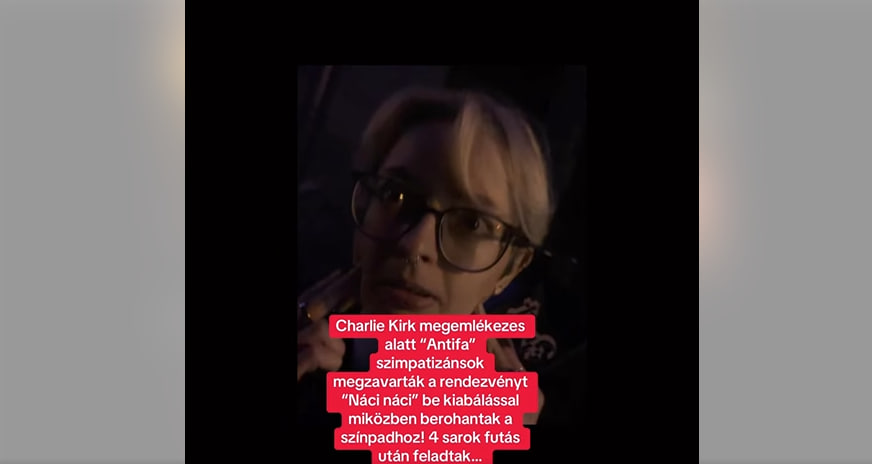 Charlie Kirk megemlékezés