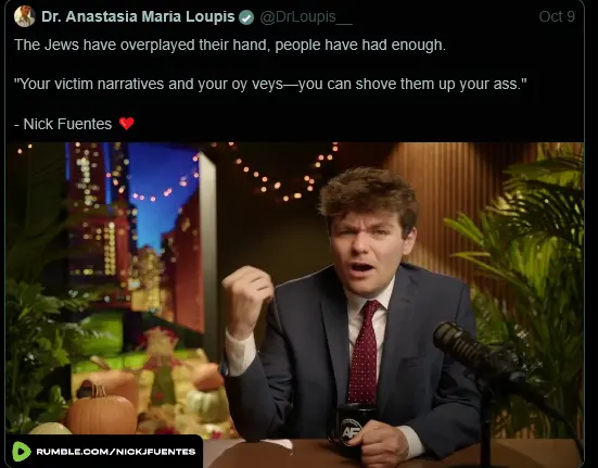 Nick Fuentes Tucker Carlson