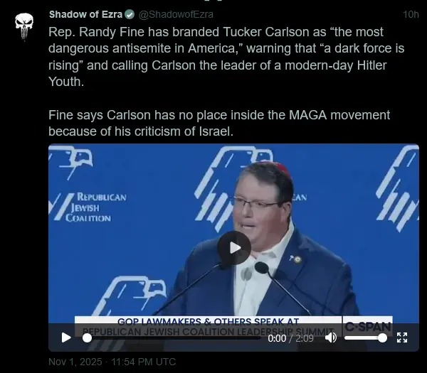 Nick Fuentes Tucker Carlson