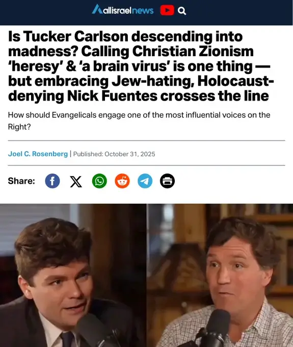 Nick Fuentes Tucker Carlson