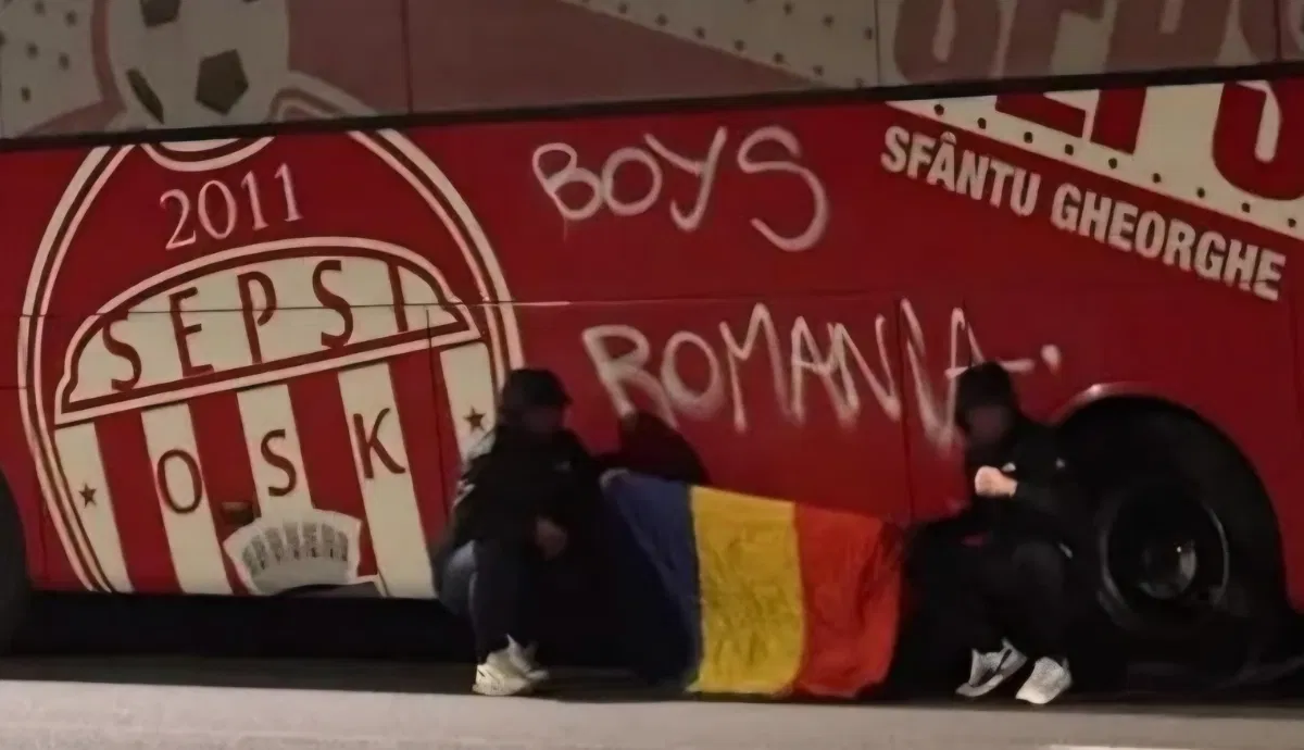 román focihuligánok rongáltak