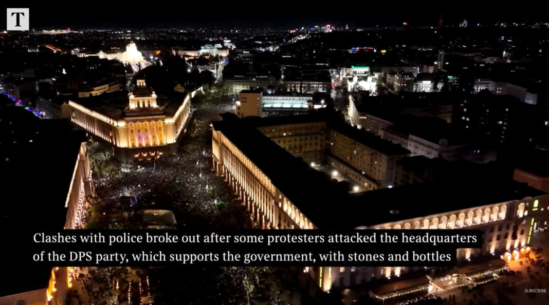 Kormányellenes zavargások Szófiában