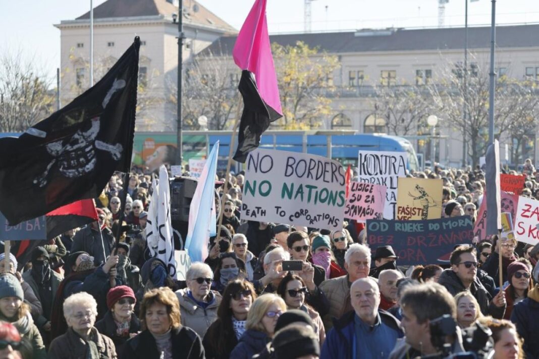 antifák Horvátországban