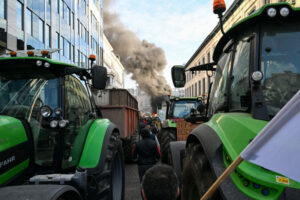 gazdatüntetés Brüsszelben