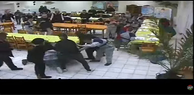 tömegverekedés a javítóintézetben