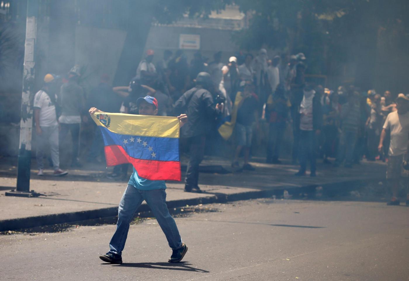 venezuela tüntetés