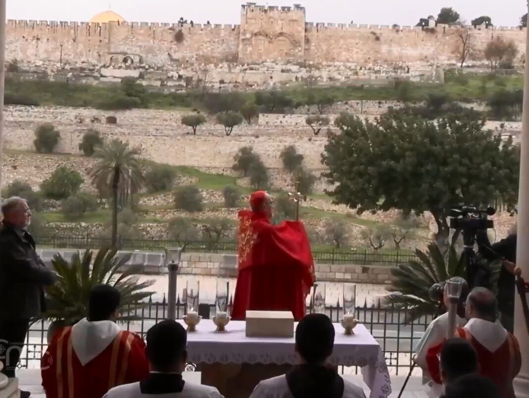 virágvasárnap jeruzsálemben