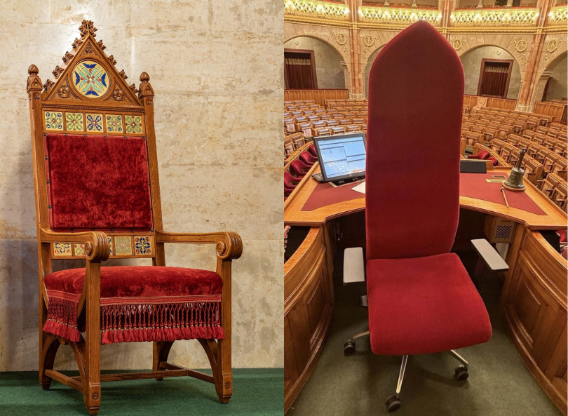 parlament elnöki szék